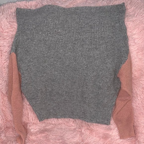 SHEIN Colorblock Off Shoulder Sweater Sz: M - Picture 6 of 9